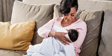 Mother with new born | LACTATION SUPPORT | Birthing Boutique
