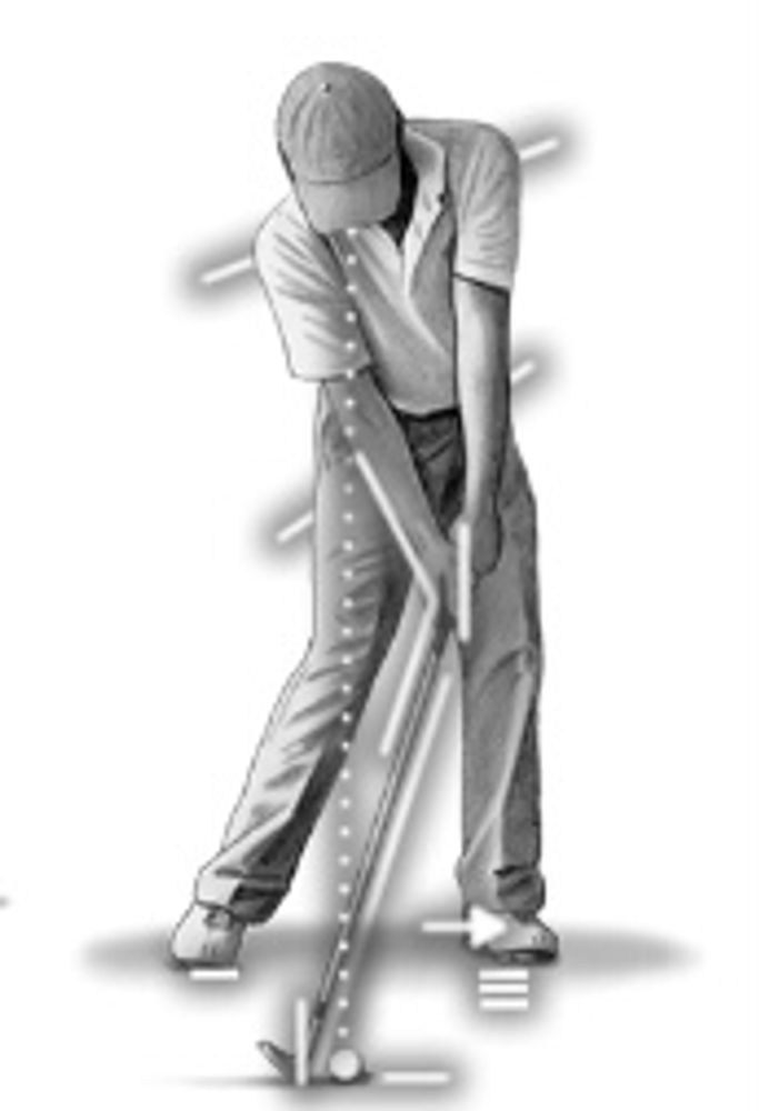 The Perfect Imapct position. Time proven!
The Imapact position is not your Set-Up posture!
