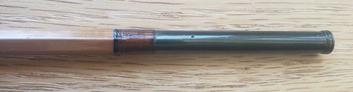 Lyle Dickerson bamboo fly rod, Lyle Dickerson ferrules, Lyle Dickerson ferrule