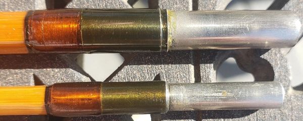 Lyle Dickerson bamboo fly rod, Lyle Dickerson ferrule, Dickerson fly rod ferrules