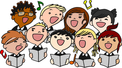 An illustration representing a kid’s music choir in Bellingham, WA