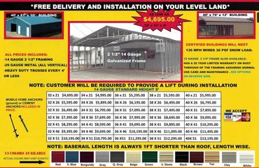 Best Metal Carports, Garages, Buildings, RV Covers, Awnings, in Carencro, LA Lafayette, Louisiana