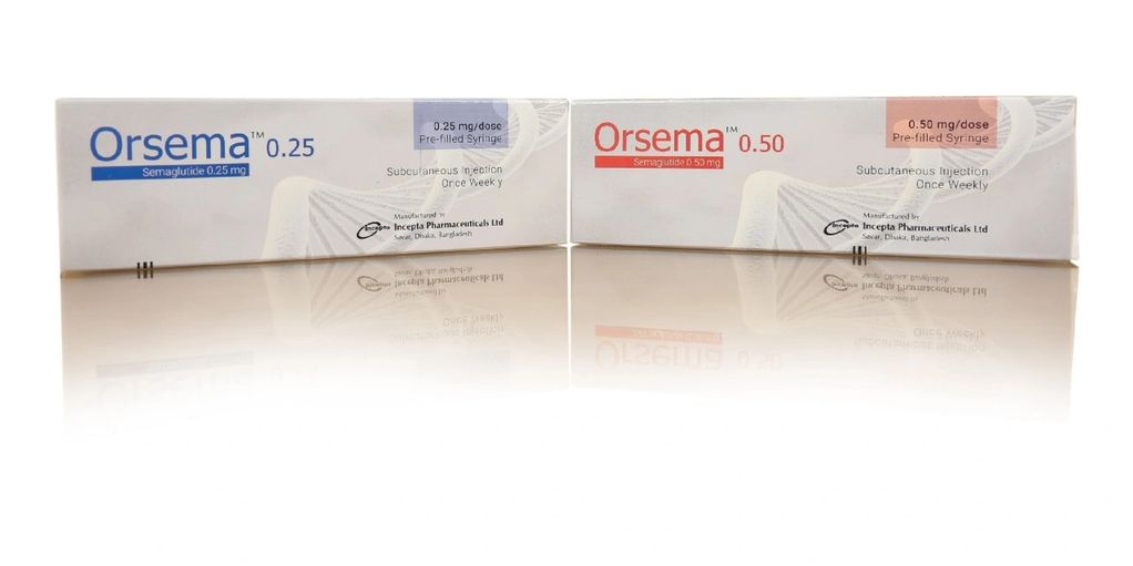 OrsemaTM 0.25 mg Injection
OrsemaTM 0.50 mg Injection: