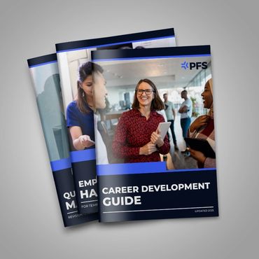 Three booklets stacked on top of each other.