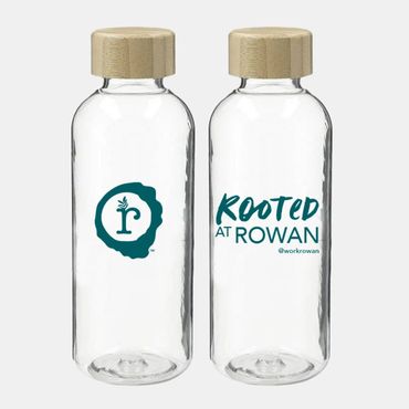 Front and back of water bottle