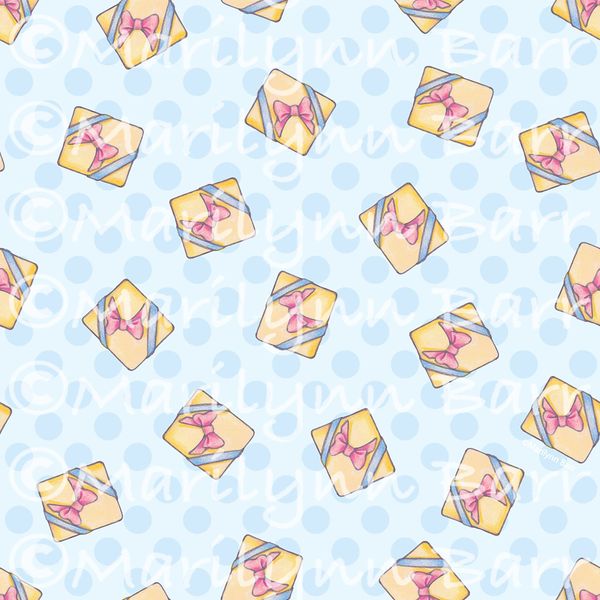 The Ballerina's Gift Boxes on Blue