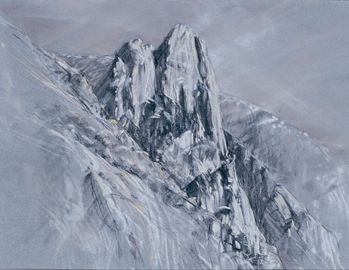 Drawn on site from Cooks Meadow
Framed and Matted