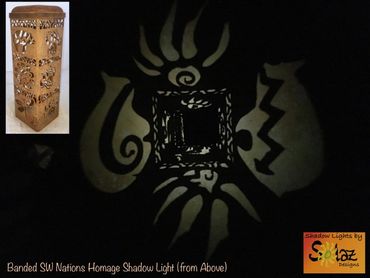 Solar Steel Rust Patina Solar Bollard Square Landscape Light