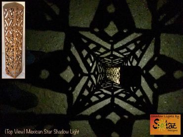 Solar Steel Rust Patina Solar Bollard Square Landscape Light