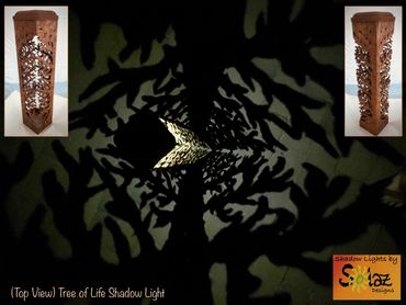 Solar Steel Rust Patina Solar Bollard Square Landscape Light