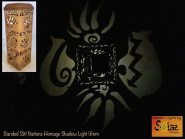 Solar Steel Rust Patina Solar Bollard Square Landscape Light