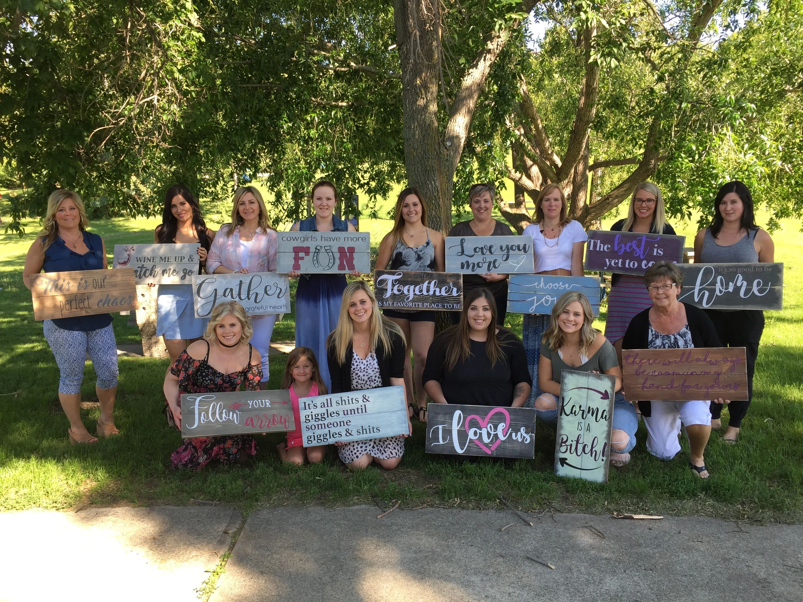 Sign Painting Classes in Edmonton COUNTRY CHIC CUSTOM DESIGNS