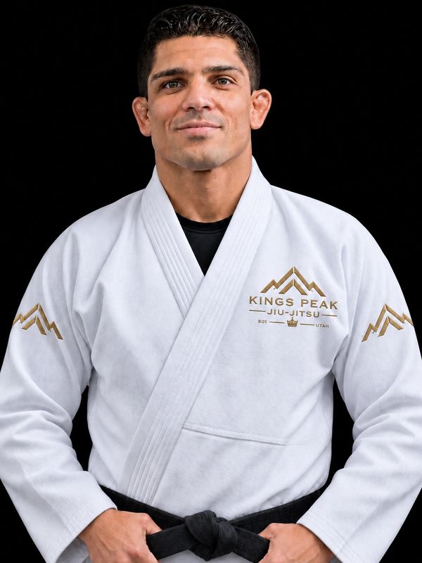 First degree black belt Felipe Da Silva. He is the head instructor for Kings Peak jiu jitsu.