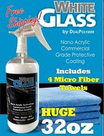 DualPolymer White Glass Nano Acrylic Commercial Grade Protective Coating Cars Motorcycle JICman.com