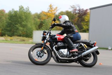 Sharp Rider Advanced Motorcycle Training Student