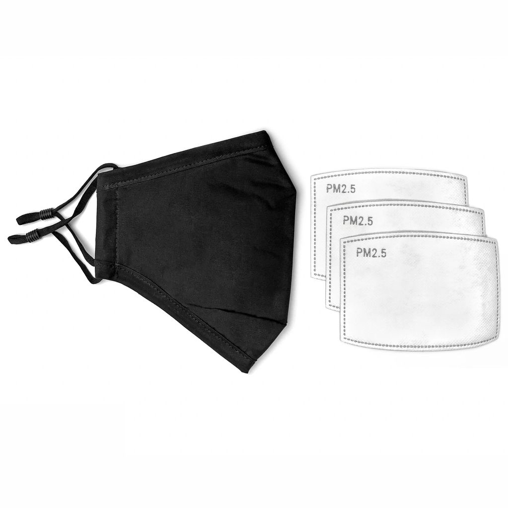 Premium 3-Ply Full-Feature 100% Cotton Reusable Adult Face Mask