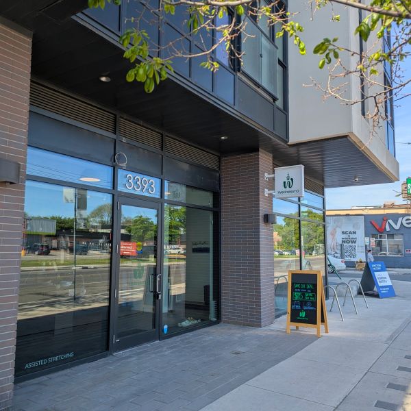 Exterior of WellnessTO (3393 Dundas St West, Toronto, Junction)