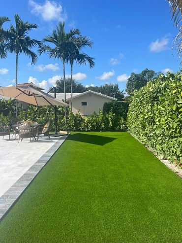 Boca Raton Back yard Turf