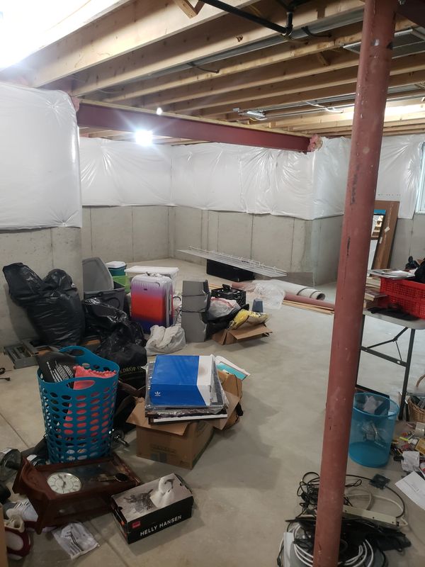 Basement Remodel First Appointment Walk Through