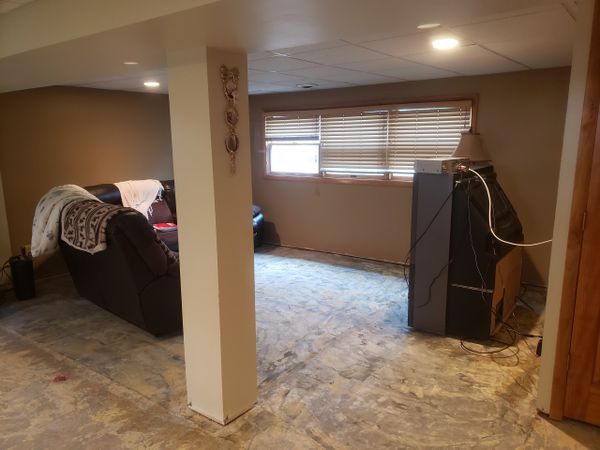 Basement Water Damage Before Picture