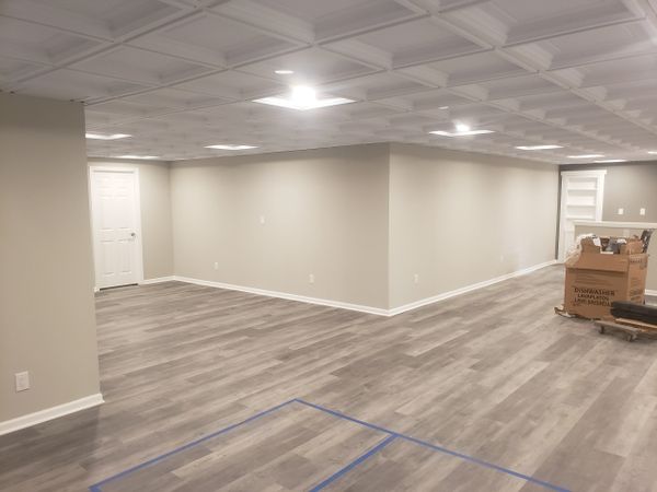 Basement Remodel Picture, Murphys Door Hiding Room