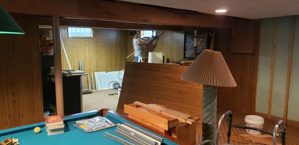 Before Picture Basement Water Damage