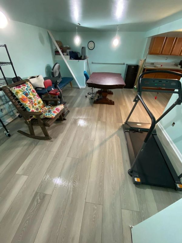 Progress Picture Basement Renovation