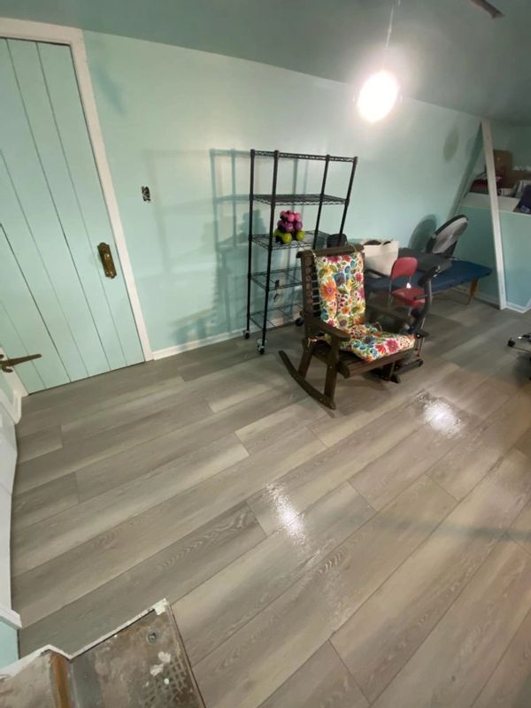 Progress Picture Basement Remodel