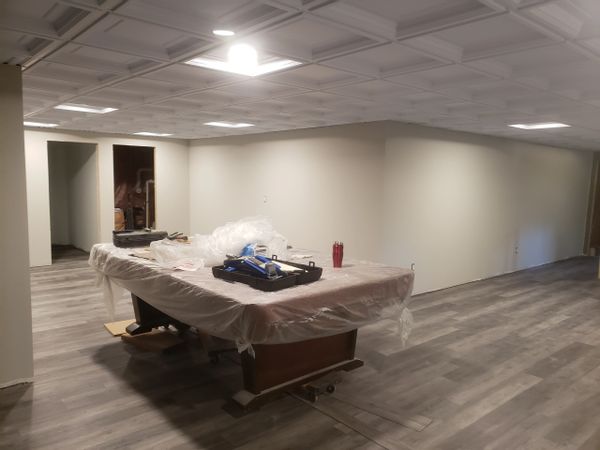 Basement Renovation Progress Picture, Waiting for the Doors to Arrive