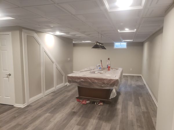 Basement Remodel Progress Picture... Finish Details