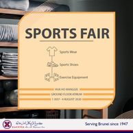 Find out all the offered sports products here! until 4th August