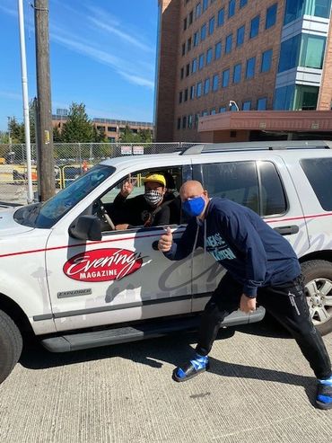 Evening Magazine featuring Ryan Dwyer on 7000 meals delivered