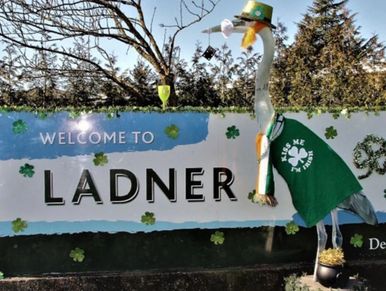 Ladner B.C. Welcome sign