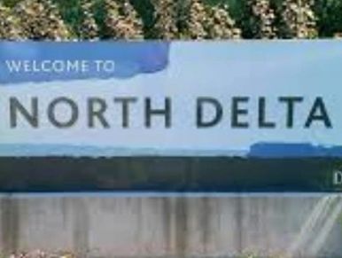 North Delta B.C. Welcome sign