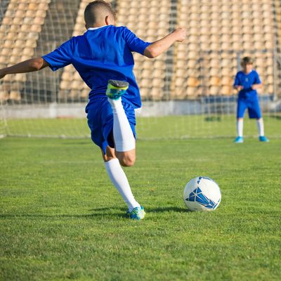 Summer soccer football camp school for children