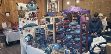 Whirled Earth Pottery includes hand throw, functional pottery as well as hand made whales and more!