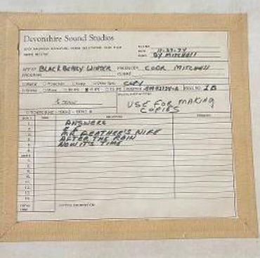 Devonshire sound studios receipt