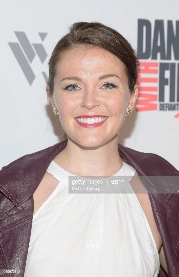 Katherine LaVictoire at the Dances with Films opening night reception, 2018