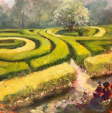 Ali Esgson  - Painting Landscape Winner (sponsored by Tetbury Goods Shed)