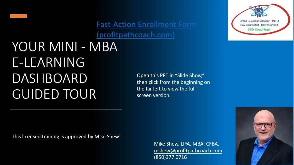 DIY MINI-MBA ONLINE COURSE