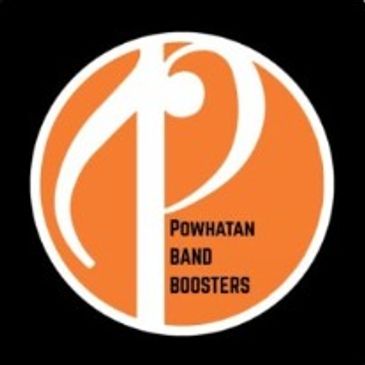 Logo of Powhatan Band Boosters.