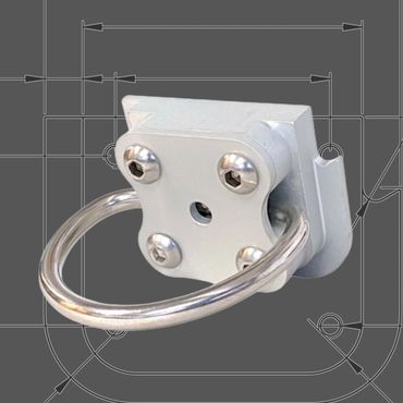 Piranha Lox insert block with heavy duty D ring