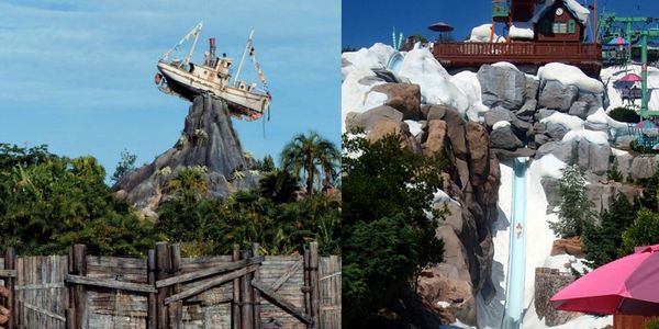 Typhoon Lagoon and Blizzard Beach Water Parks