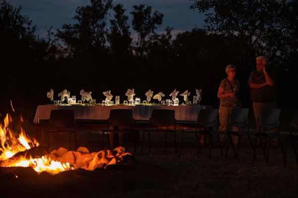 Bush Dining Cape Vulture Lodge