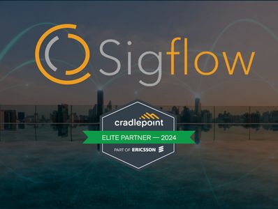 Sigflow is recognized as a 2024 Cradlepoint Elite Partner, part of Ericsson.