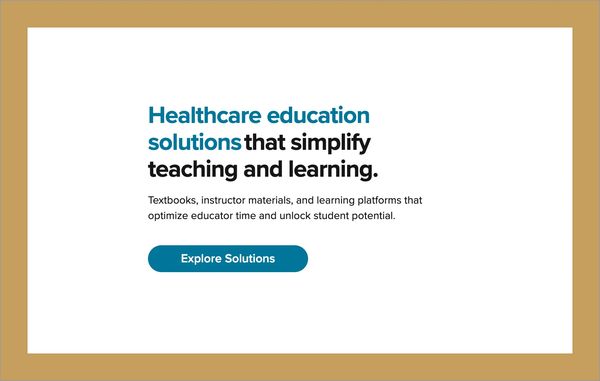 Image of website copy written by SparksFly for Springer Publishing Company.