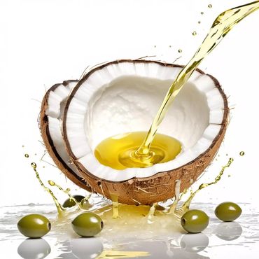 100 % Natural & Organic Olive Oil and Coconut Oil