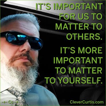 CleverCurtis.com | Positivity | Important