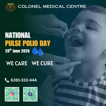 National Pulse Polio Day on 28th June 2026 by Colonel Medical Centre.