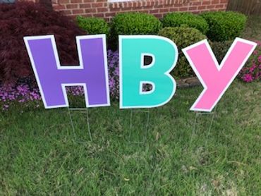 light purple/mint green/pink combo happy birthday set